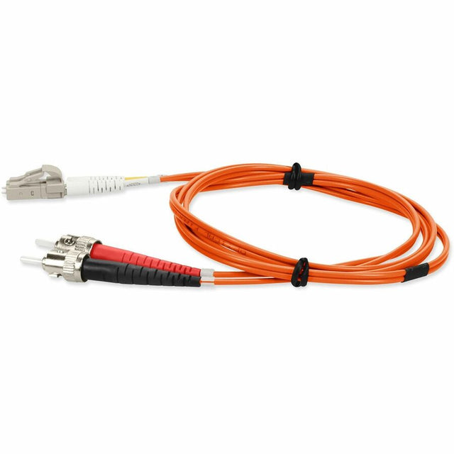 AddOn 5m LC (Male) to ST (Male) Orange OM3 Duplex Fiber OFNR (Riser-Rated) Patch Cable