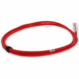 AddOn 4ft RJ-45 (Male) to RJ-45 (Male) Red Snagless Cat6A STP PVC Copper Patch Cable