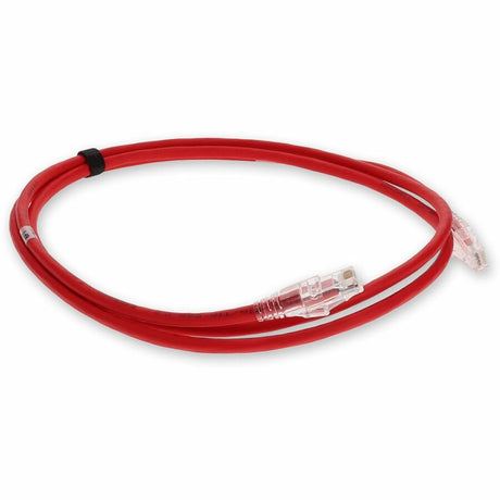 AddOn 4ft RJ-45 (Male) to RJ-45 (Male) Red Snagless Cat6A STP PVC Copper Patch Cable