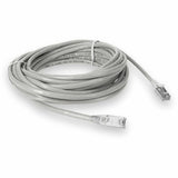 AddOn 50ft RJ-45 (Male) to RJ-45 (Male) White Cat6A STP PVC Copper Patch Cable