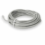 AddOn 50ft RJ-45 (Male) to RJ-45 (Male) White Cat6A STP PVC Copper Patch Cable