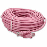 AddOn 51ft RJ-45 (Male) to RJ-45 (Male) Pink Cat6 UTP PVC Copper Patch Cable