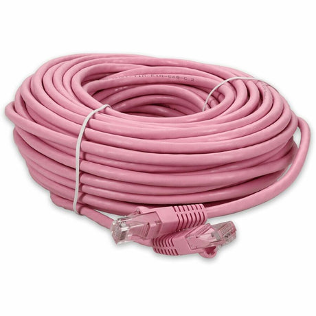 AddOn 51ft RJ-45 (Male) to RJ-45 (Male) Pink Cat6 UTP PVC Copper Patch Cable