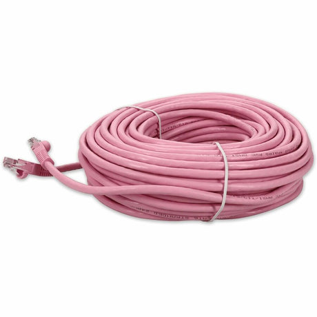 AddOn 51ft RJ-45 (Male) to RJ-45 (Male) Pink Cat6 UTP PVC Copper Patch Cable