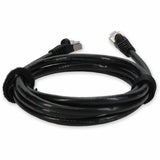 AddOn 6ft RJ-45 (Male) to RJ-45 (Male) Black Snagless Cat6A STP PVC Copper Patch Cable