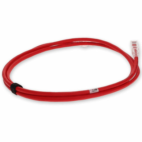 AddOn 6ft RJ-45 (Male) to RJ-45 (Male) Red Snagless Cat6A STP PVC Copper Patch Cable