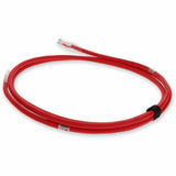 AddOn 6ft RJ-45 (Male) to RJ-45 (Male) Red Snagless Cat6A STP PVC Copper Patch Cable
