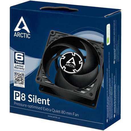 Arctic P8 Silent Pressure-optimised Extra Quiet 80 mm Fan