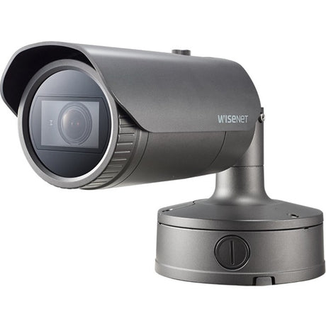 Wisenet XNO-9082R Outdoor 4K Network Camera - Color - Bullet - Dark Gray
