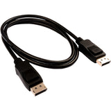 V7 DisplayPort 1.4 Cable 32.4 Gbps 8K UHD 1m/3.3ft Black