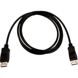 V7 DisplayPort 1.4 Cable 32.4 Gbps 8K UHD 2m/6.6ft Black
