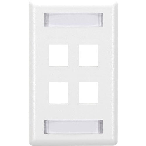 Black Box GigaStation2 4 Socket Network Faceplate