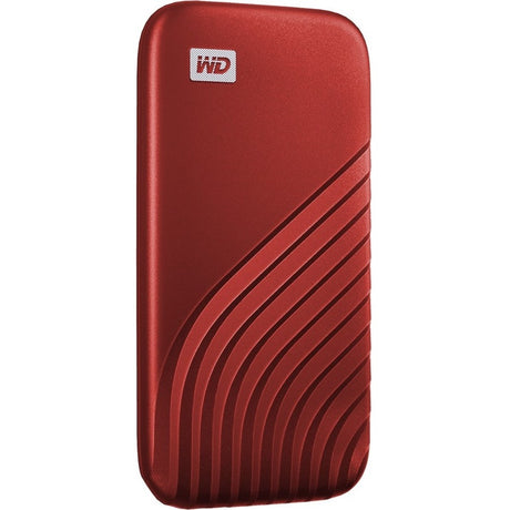 WD My Passport WDBAGF0020BRD-WESN 2 TB Portable Solid State Drive - External - Red