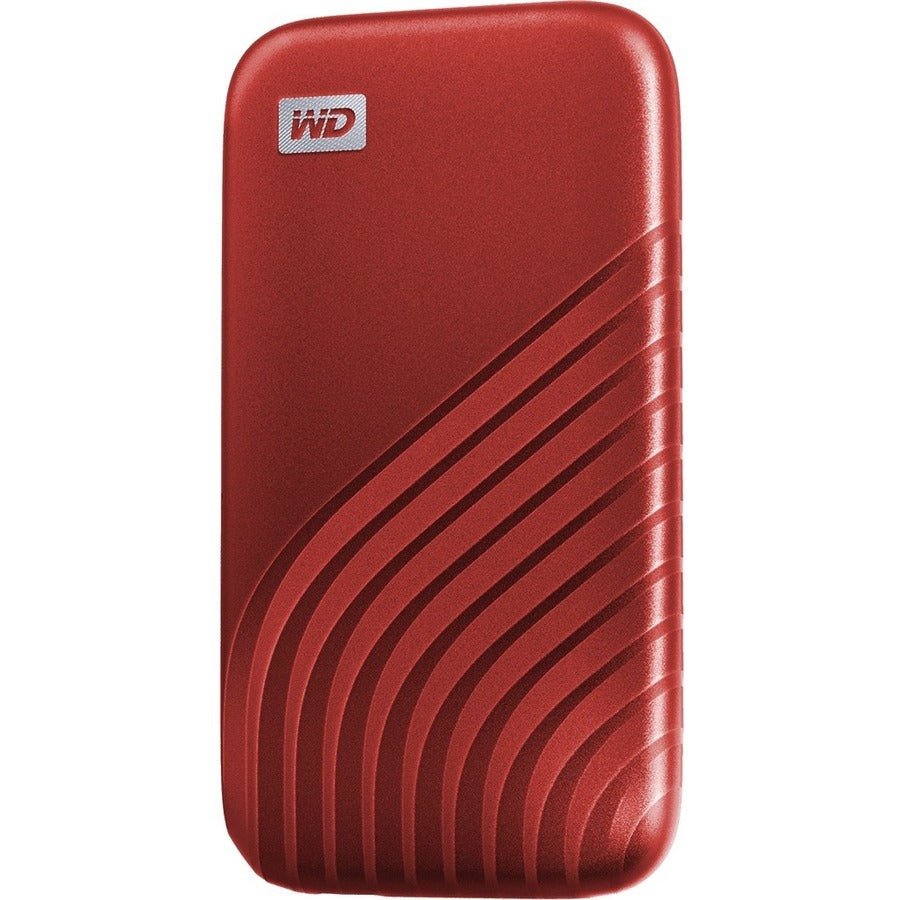 WD My Passport WDBAGF0020BRD-WESN 2 TB Portable Solid State Drive - External - Red