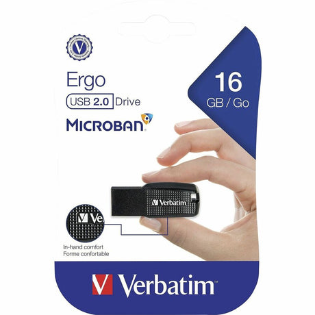16GB Ergo USB Flash Drive - Black