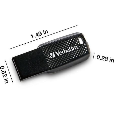 VERBATIM 64GB ERGO USB BLACK