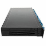 40 Channel High Performance DWDM MUX and DEMUX (Duplex), 1U Rack Mount, Channels 21-60, with Monitor Port (2%), LC/UPC Adapters, Rugged