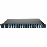 40 Channel High Performance DWDM MUX and DEMUX (Duplex), 1U Rack Mount, Channels 21-60, with Monitor Port (2%), LC/UPC Adapters, Rugged