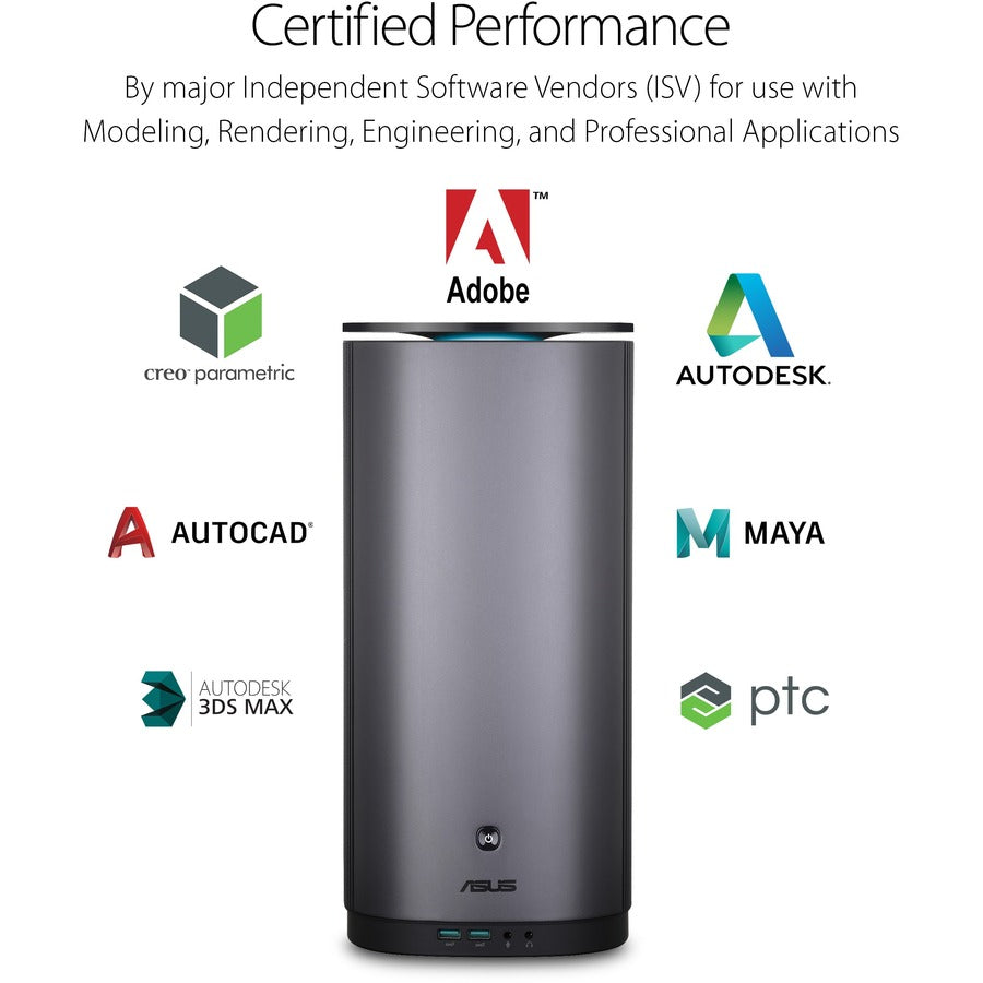 Asus ProArt PA90 PA90-M7168ZN Desktop Computer - Intel Core i7 9th Gen i7-9700K - 16 GB - 1 TB HDD - 512 GB SSD - Mini PC - Midnight Blue