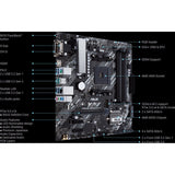 Asus Prime B450M-A II Desktop Motherboard - AMD B450 Chipset - Socket AM4 - Micro ATX