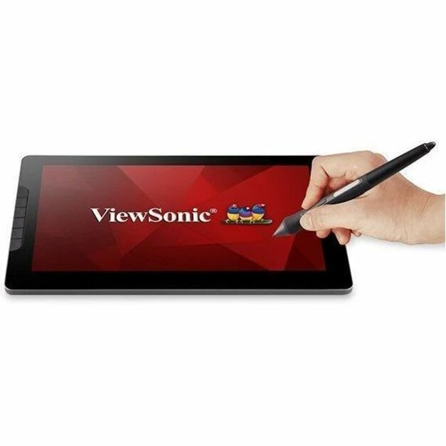 ViewSonic ID1330 13.3 Inch Portable Full HD 1080p Drawing Pen Display Tablet with Battery Free Stylus Pen for Digital Writing, Graphic Design Supports Windows, Mac, Android