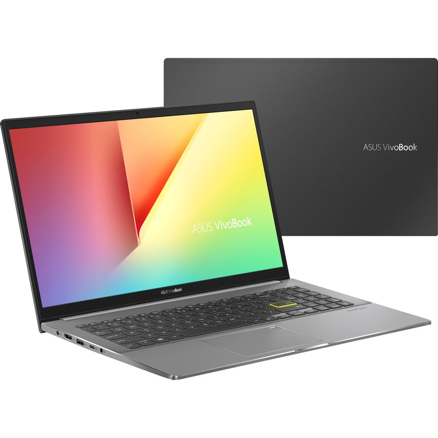 Asus VivoBook S15 S533 S533EA-DH74 15.6" Notebook - Full HD - Intel Core i7 11th Gen i7-1165G7 - 16 GB - 512 GB SSD - Indie Black, Gray