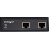 StarTech.com Industrial Gigabit PoE Extender - 60W 802.3bt PoE++ 100m/330ft - Power Over Ethernet Network Range Extender - IP-30 Hardened