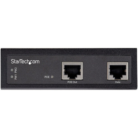 StarTech.com Industrial Gigabit PoE Injector - High Speed 90W 802.3bt PoE++ 52V-56VDC Ultra Power Over Ethernet/UPoE Injector -40C to +75C