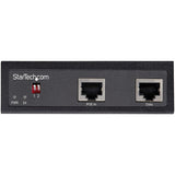 StarTech.com Industrial Gigabit PoE Splitter - 90W Power over Ethernet PoE++ Splitter - 12-48V DC Splitter 802.3bt Ultra PoE -40C to +75C