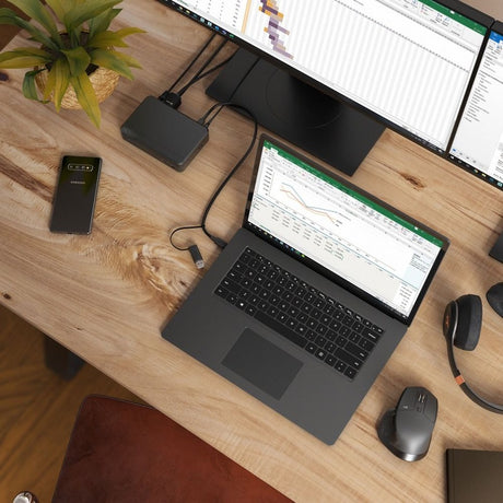 ALOGIC Universal Twin HD Docking Station with USB-C & USB-A Compatibility - Dual Display 1080p@60Hz