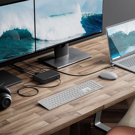 ALOGIC Universal Twin HD Docking Station with USB-C & USB-A Compatibility - Dual Display 1080p@60Hz