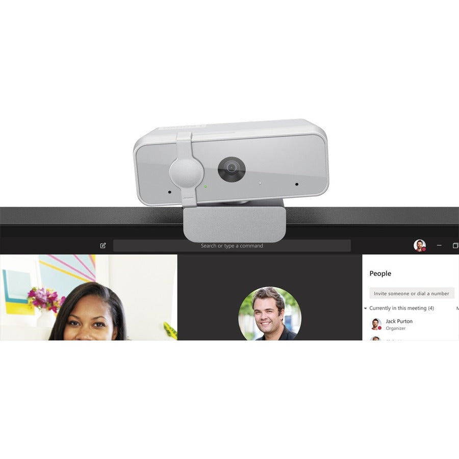 Lenovo Video Conferencing Camera - 2 Megapixel - 30 fps - Cloud Gray - USB 2.0 - 1 Pack(s)