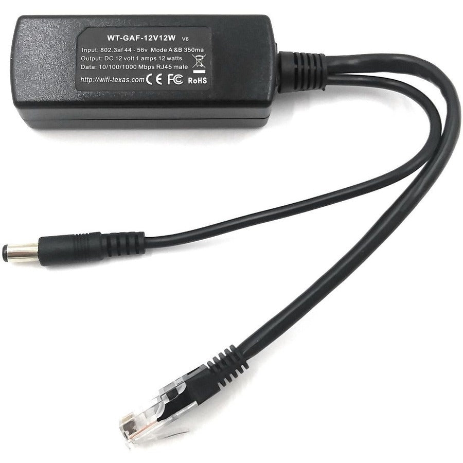 POE TO 12V SPLITTER IN 802.3AF