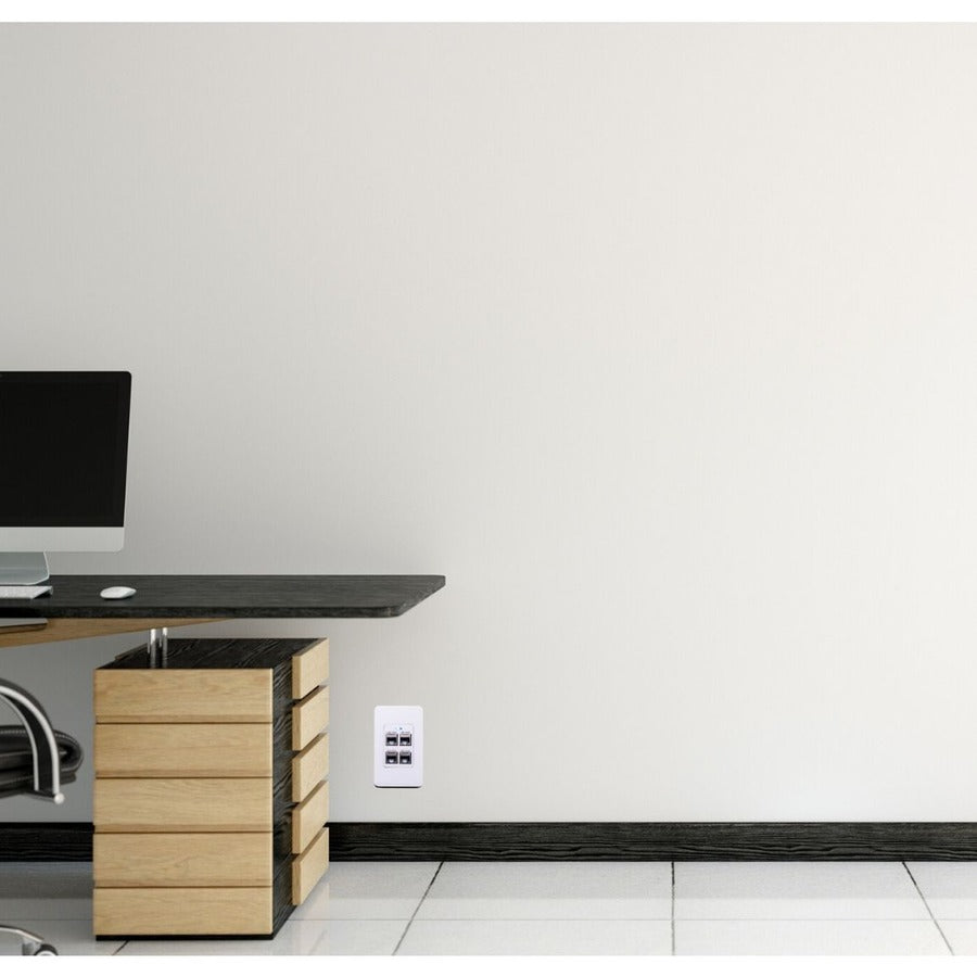 POE EXTENDER 4 PORT IN-WALL