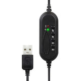 Aluratek Wired USB Stereo Headset with Noise Reducing Boom Mic and In-Line Controls