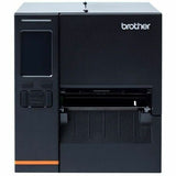 Brother TJ-4021TN Desktop Direct Thermal/Thermal Transfer Printer - Monochrome - Label/Receipt Print - USB - Serial - Black