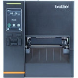 Brother TJ-4121TN Desktop Direct Thermal/Thermal Transfer Printer - Monochrome - Label/Receipt Print - USB - Serial