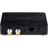 TRENDnet Ethernet Over Coax Adapter, Backward Compatible with MoCA 2.0, Gigabit LAN Port, Supports Net Throughput Up to 1Gbps, Supports Up to 16 Nodes On One Network, Black, TMO-311C