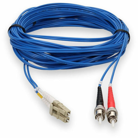 AddOn 3m LC (Male) to ST (Male) Blue OM4 Duplex Fiber OFNR (Riser-Rated) Patch Cable