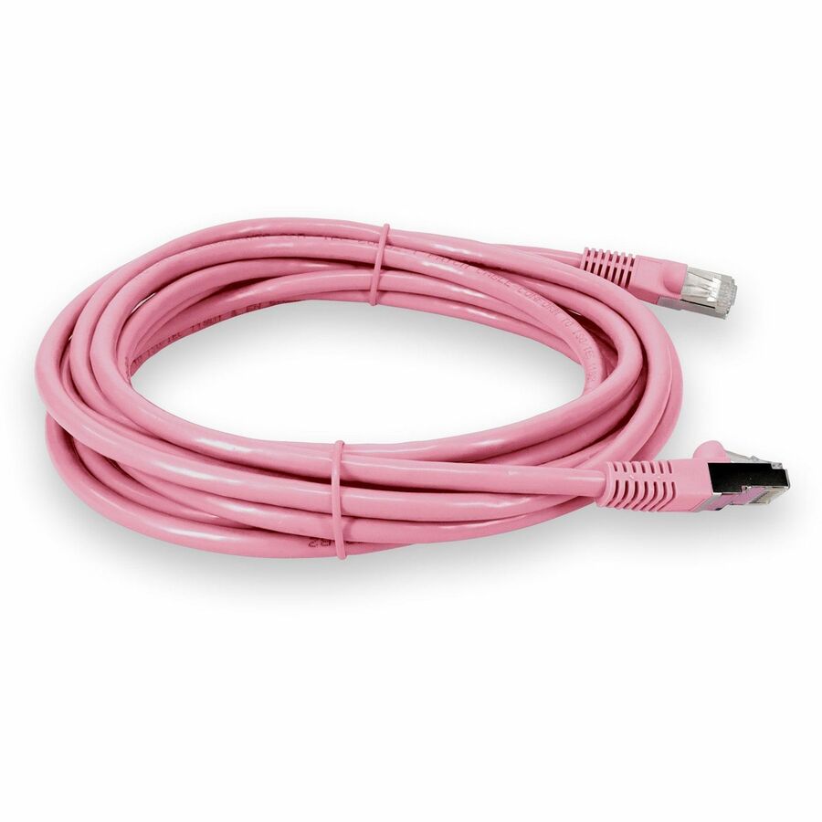 25FT PINK CAT6 STP PVC