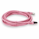 25FT PINK CAT6 STP PVC