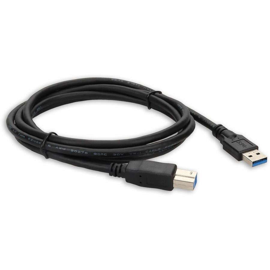 AddOn 3ft USB 3.0 (A) Male to USB 3.0 (B) Male Black Cable