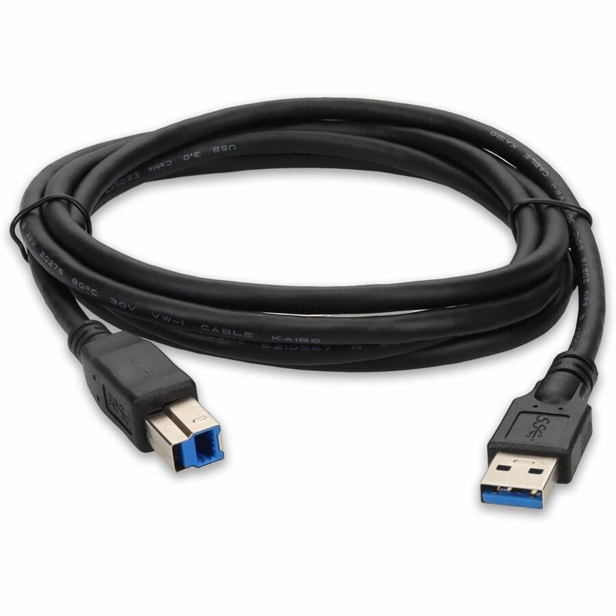 AddOn 3ft USB 3.0 (A) Male to USB 3.0 (B) Male Black Cable