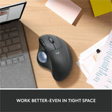 Logitech ERGO M575 Wireless Trackball Mouse - Easy Thumb Control, Precision and Smooth Tracking, Black