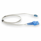 AddOn 3m LC (Male) to SC (Male) Gray OS2 Duplex Fiber OFNR (Riser-Rated) Patch Cable