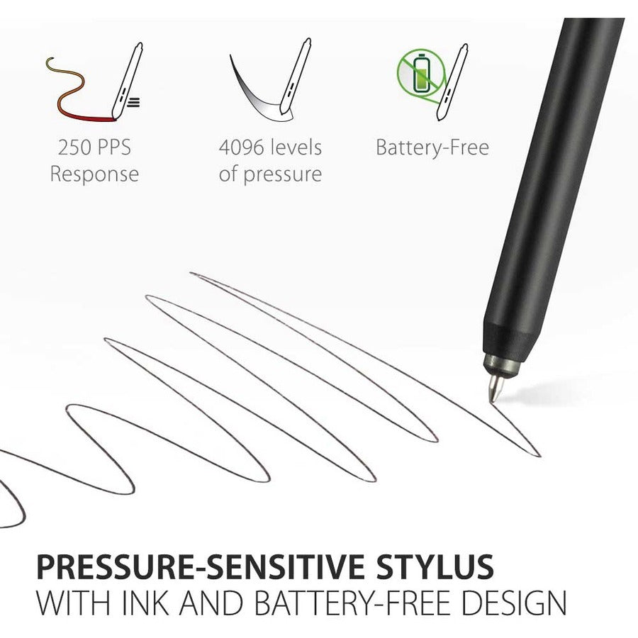 ViewSonic ID0730 7.5 Inch Portable Digital Writing Pen Pad with Battery Free Ink Pen for Sketching, Drawing, Graphic Design, Remote Teaching, Distance Learning Supports Windows, Mac, Android