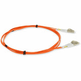 AddOn 3m LC (Male) to LC (Male) Orange OM3 Duplex Fiber OFNR (Riser-Rated) Patch Cable