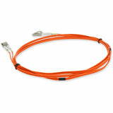 AddOn 3m LC (Male) to LC (Male) Orange OM3 Duplex Fiber OFNR (Riser-Rated) Patch Cable