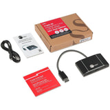 SIIG Triple 4K DisplayPort 1.4 to 2 DP & HDMI MST Hub Splitter