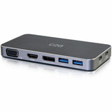 C2G Dual Monitor Docking Station Kit - Includes USB C Docking Station, 6ft HDMI Cable, and HDMI to DP Cables